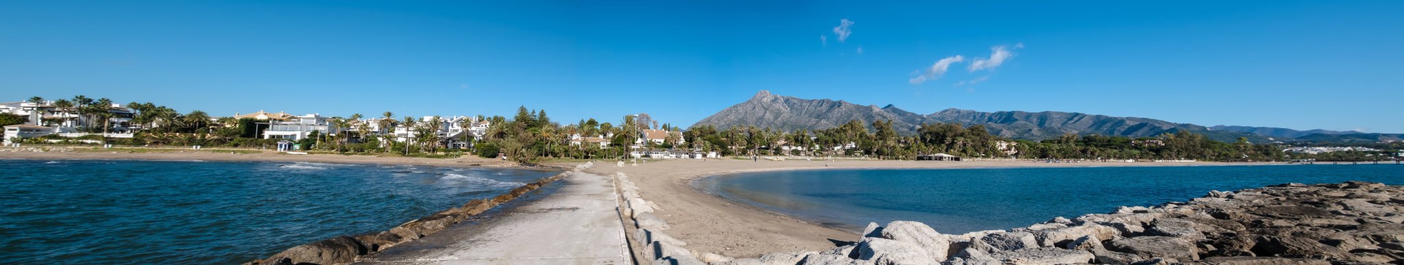 La Concha desde Puerto Banús